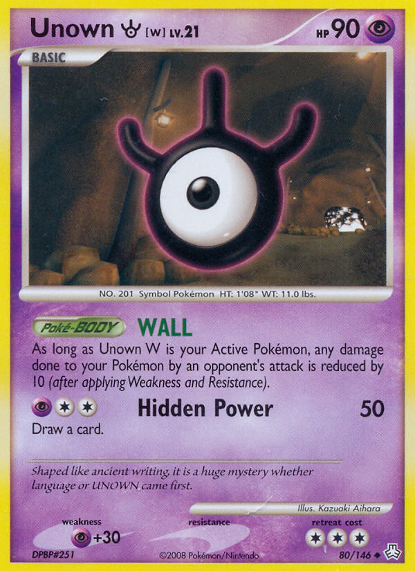 Unown (W) — Legends Awakened #80/146
