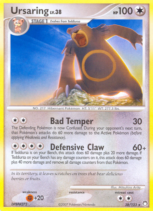 Ursaring — Mysterious Treasures #38/123