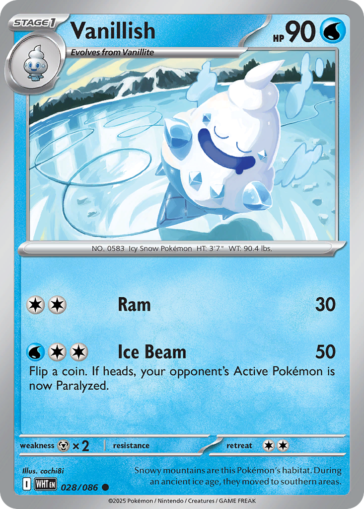 Vanillish — SV: White Flare #028/086