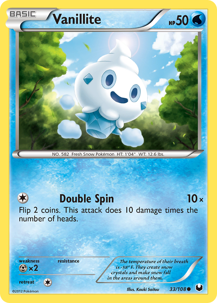 Vanillite — Dark Explorers #33/108