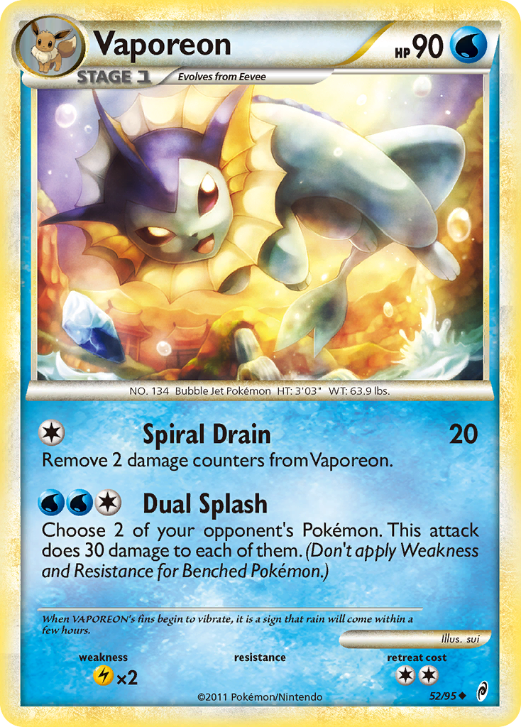 Vaporeon — Call of Legends #52/95