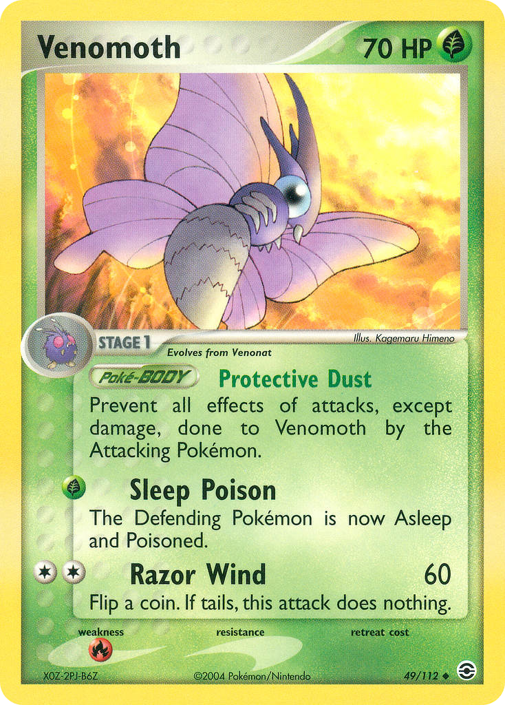 Venomoth — FireRed & LeafGreen #49/112