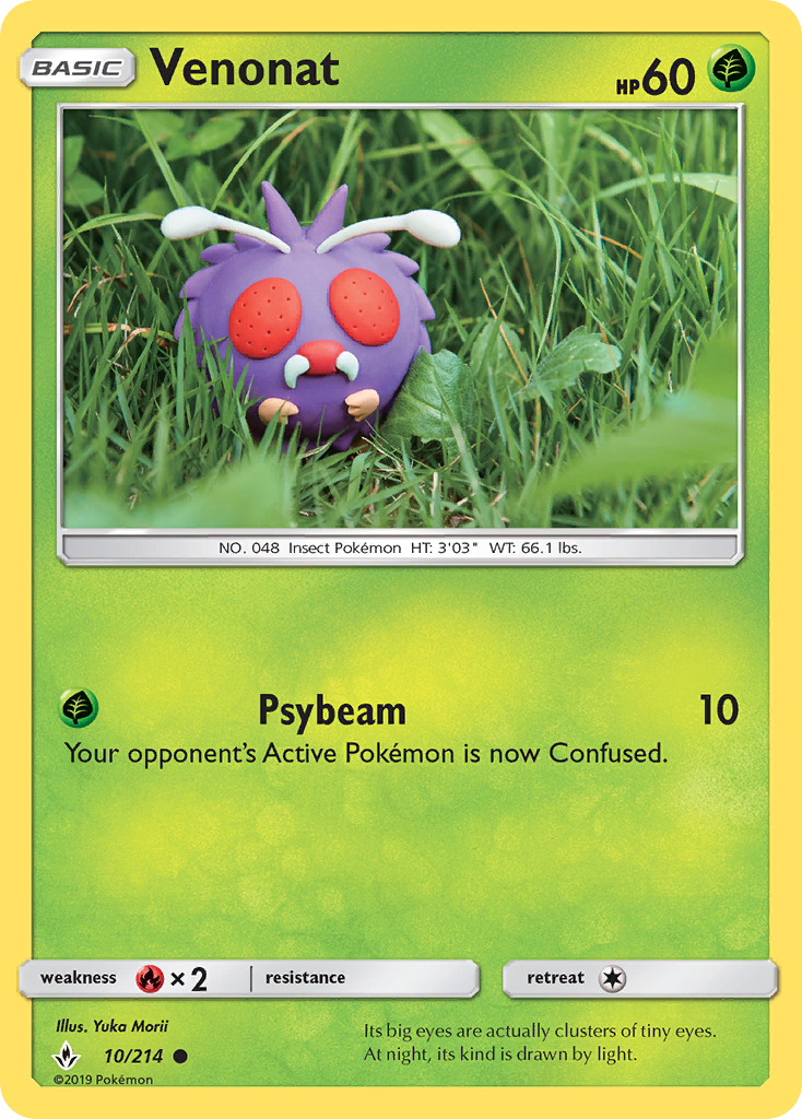 Venonat (10) — SM - Unbroken Bonds #10/214