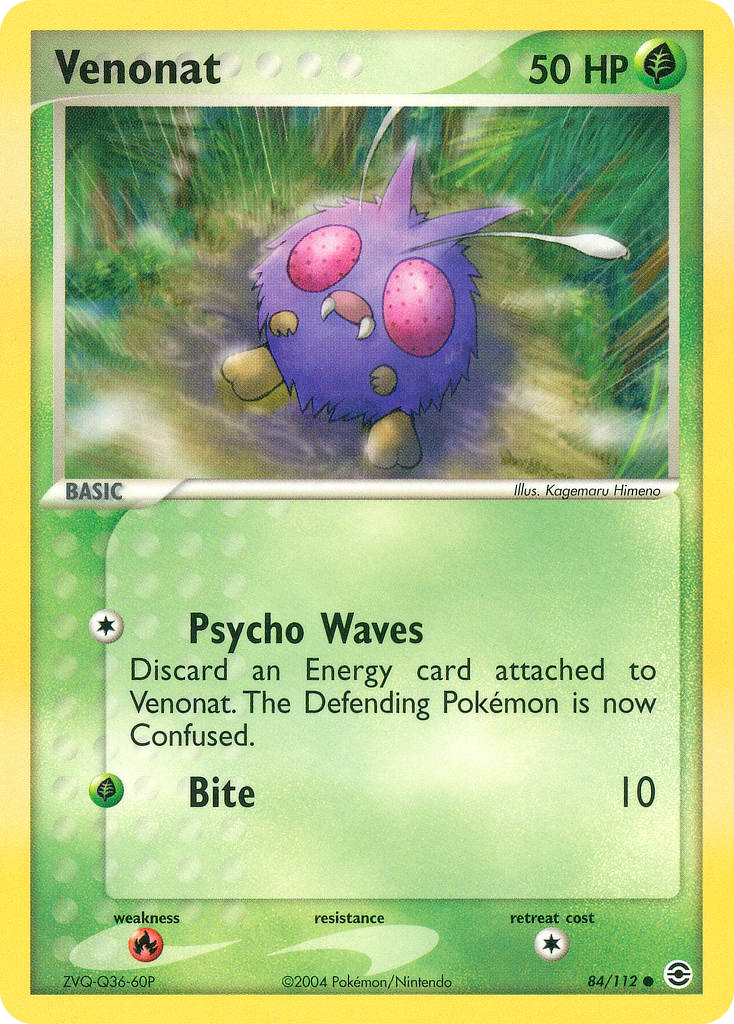 Venonat — FireRed & LeafGreen #84/112