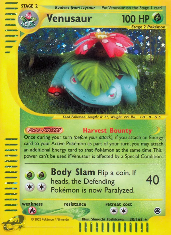 Venusaur (30) — Expedition #030/165