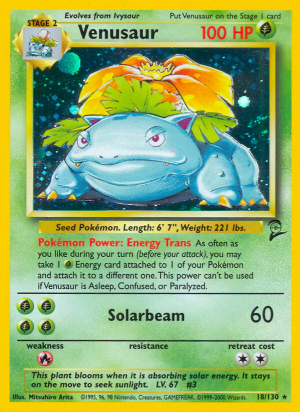 Venusaur — Base Set 2 #018/130