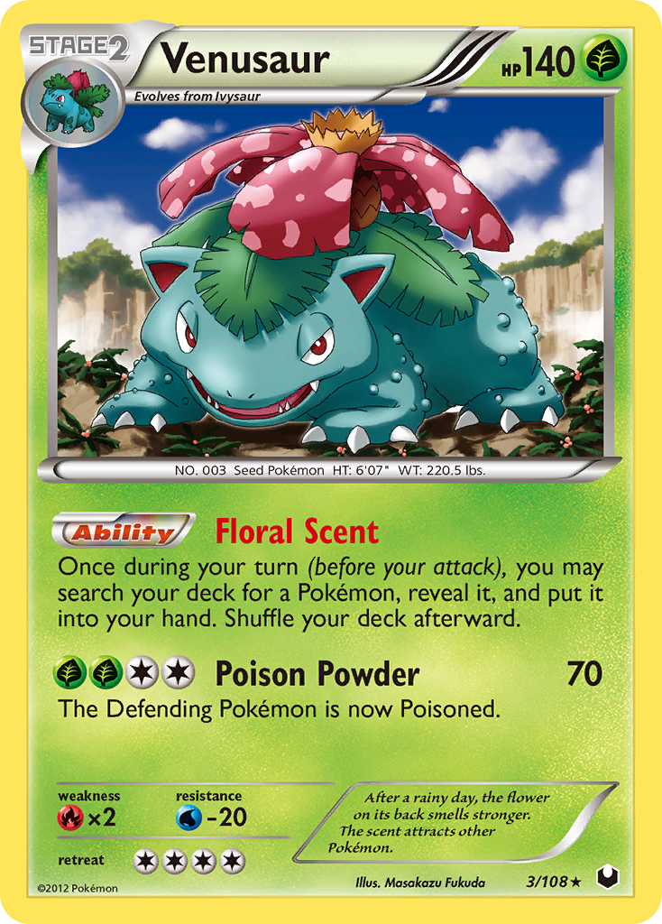 Venusaur — Dark Explorers #3/108