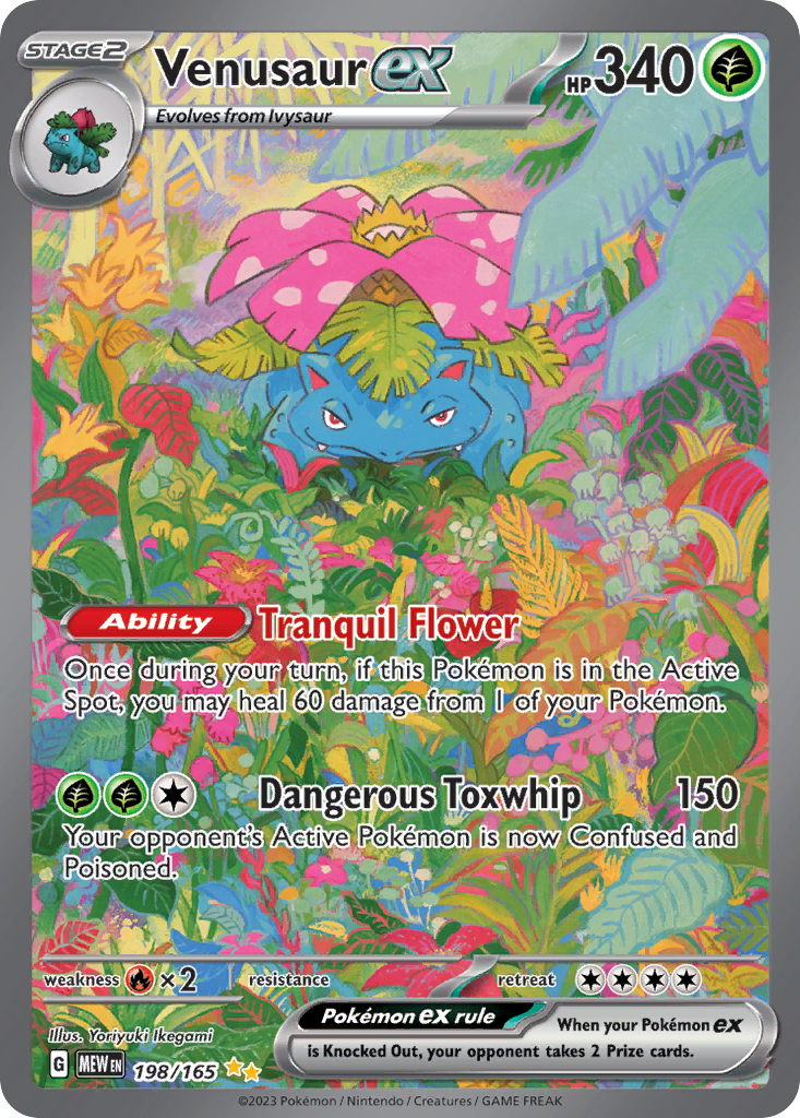 Venusaur ex — SV: Scarlet & Violet 151 #198/165