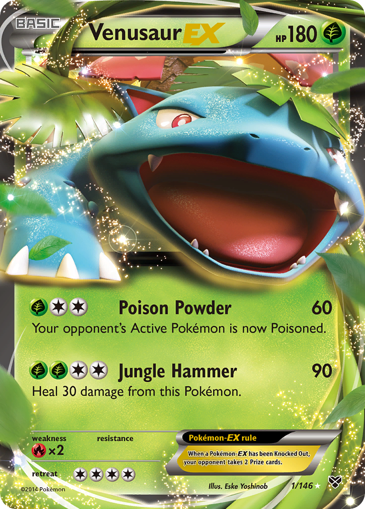 Venusaur EX — XY Base Set #1/146