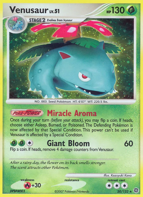 Venusaur (Secret Wonders) — Deck Exclusives #020/132