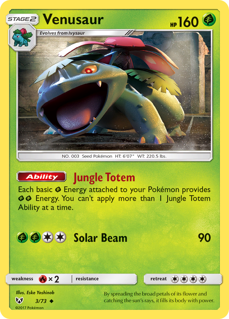 Venusaur — Shining Legends #3/73