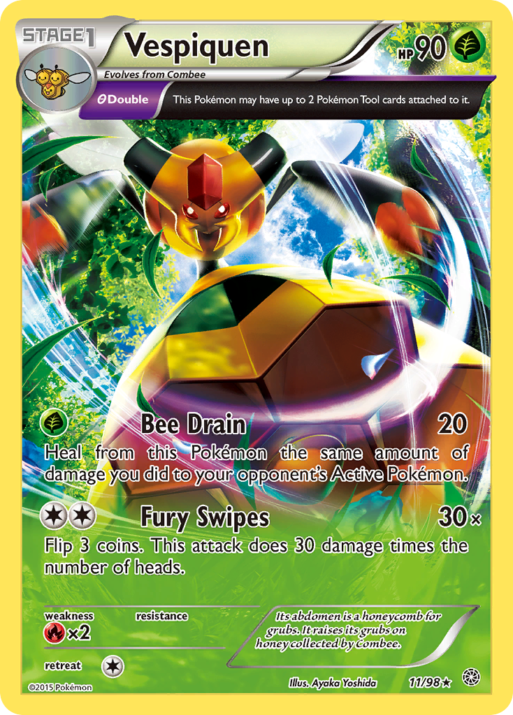 Vespiquen (11) — XY - Ancient Origins #11/98