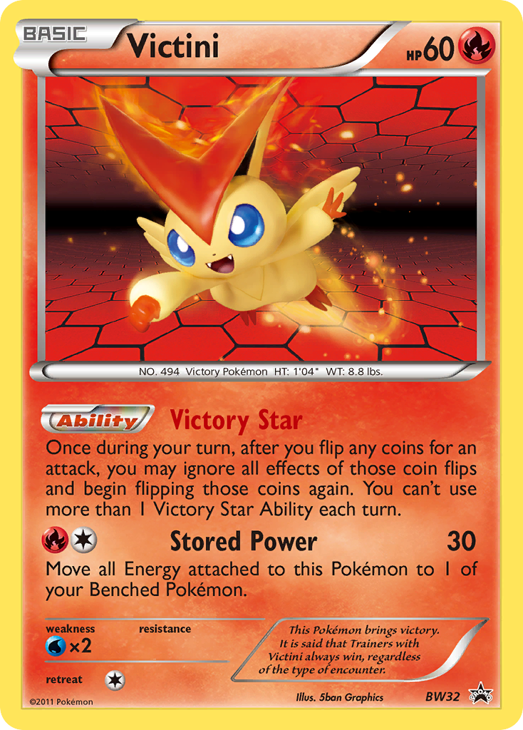 Victini — Black and White Promos #BW32