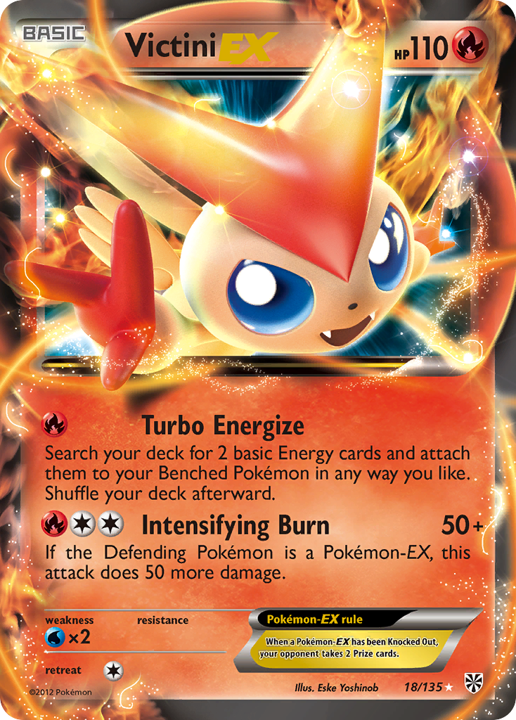 Victini EX — Plasma Storm #18/135