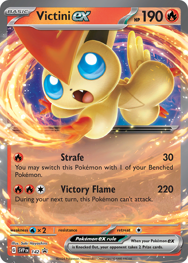 Victini ex — SV: Scarlet & Violet Promo Cards #142