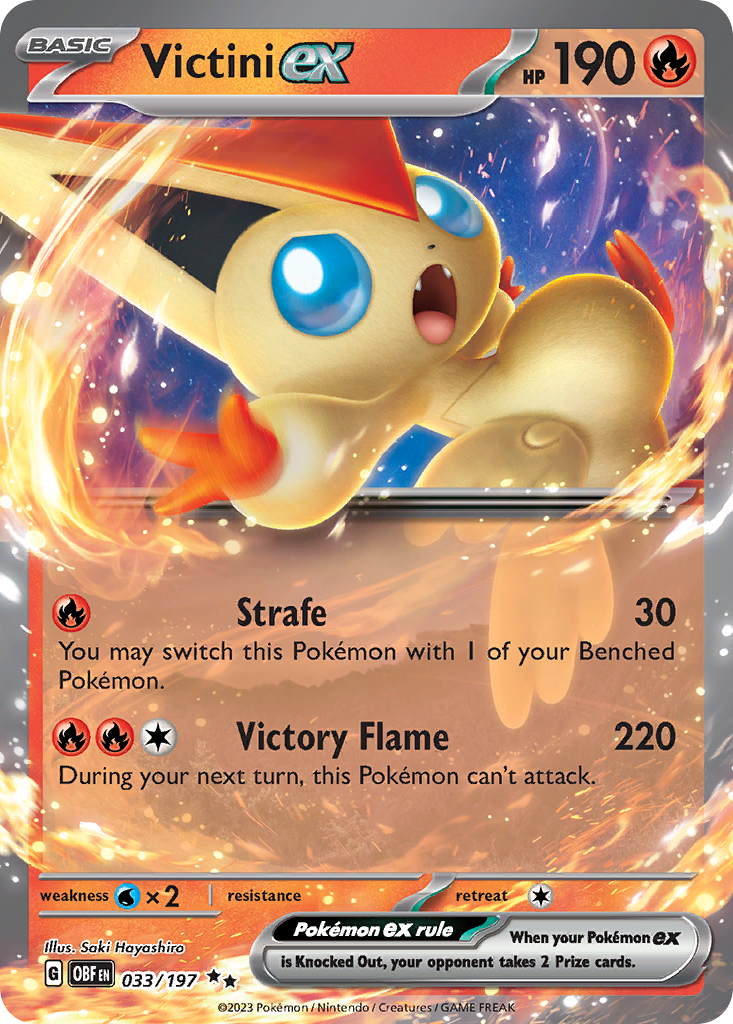 Victini ex — SV03: Obsidian Flames #033/197