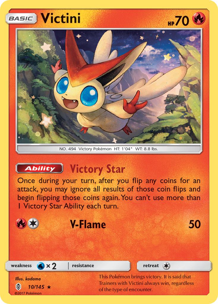 Victini — SM - Guardians Rising #10/145