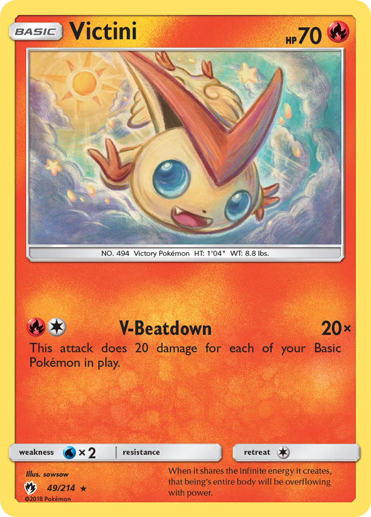 Victini — SM - Lost Thunder #49/214