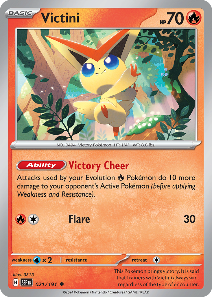Victini — SV08: Surging Sparks #021/191