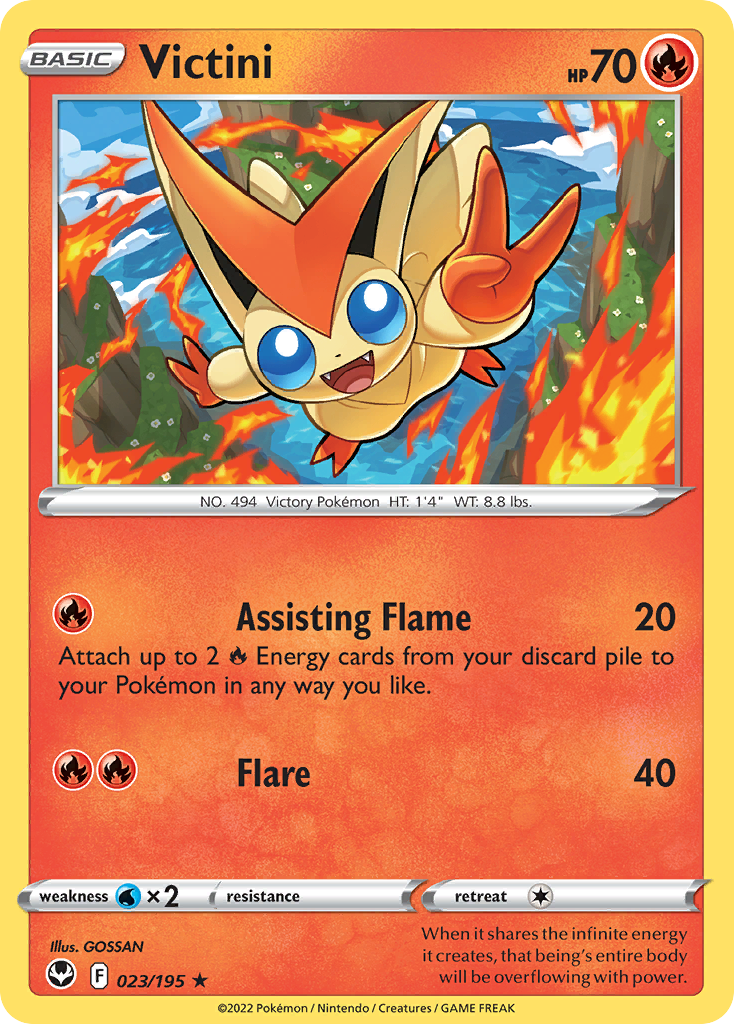 Victini — SWSH12: Silver Tempest #023/195