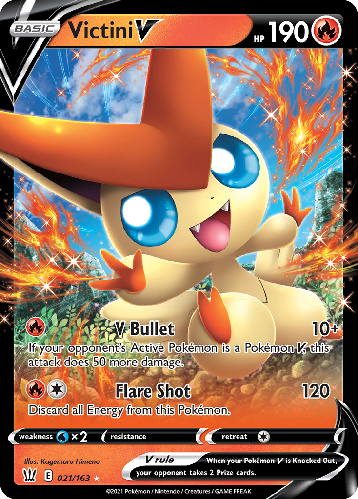 Victini V — SWSH05: Battle Styles #021/163