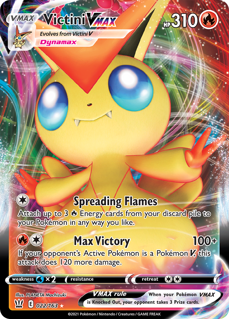 Victini VMAX — Prize Pack Series Cards #022/163