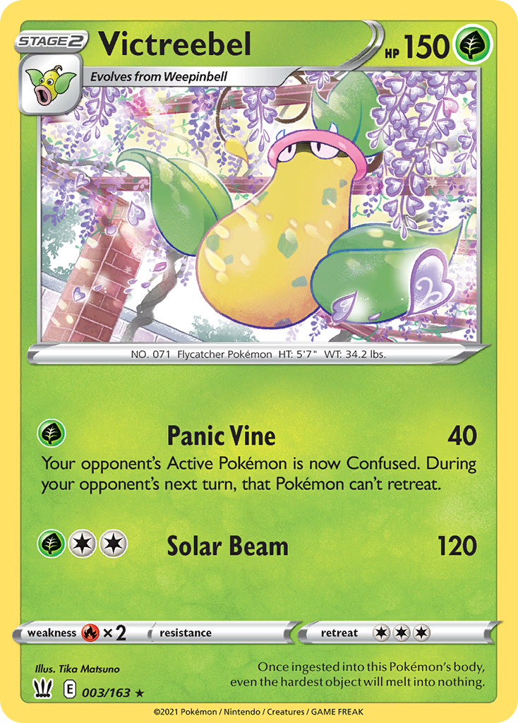 Victreebel — SWSH05: Battle Styles #003/163