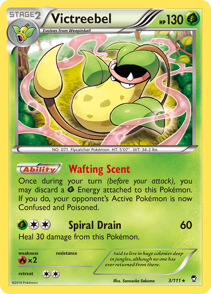 Victreebel — XY - Furious Fists #3/111