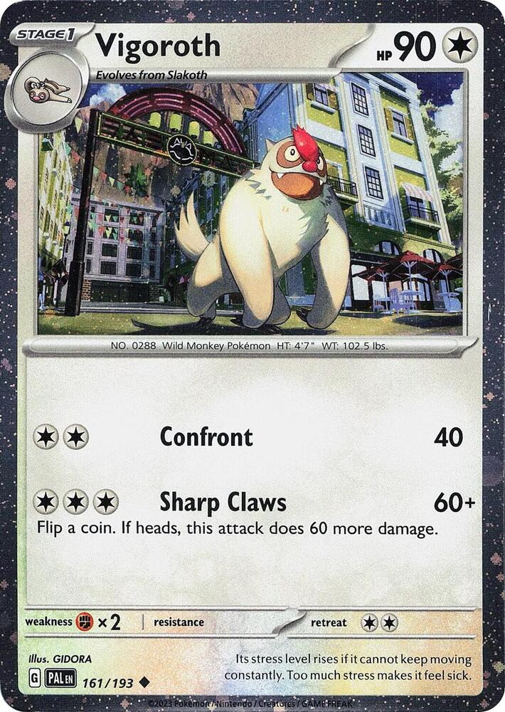 Vigoroth (Cosmos Holo) — Miscellaneous Cards & Products #161/193
