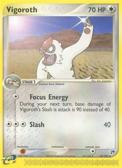 Vigoroth — Sandstorm #52/100