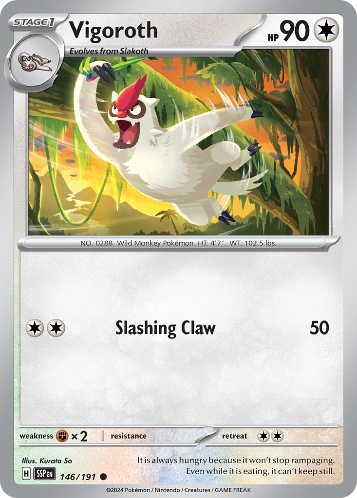 Vigoroth — SV08: Surging Sparks #146/191