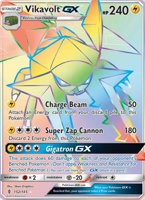 Vikavolt GX (Secret) — SM - Guardians Rising #152/145