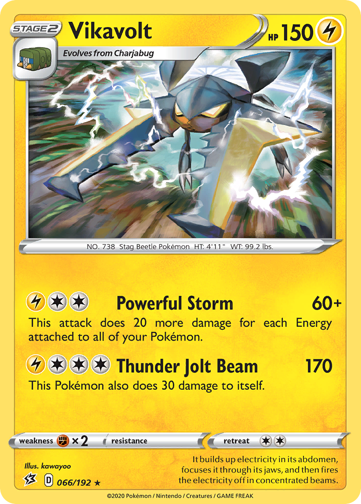 Vikavolt — SWSH02: Rebel Clash #066/192