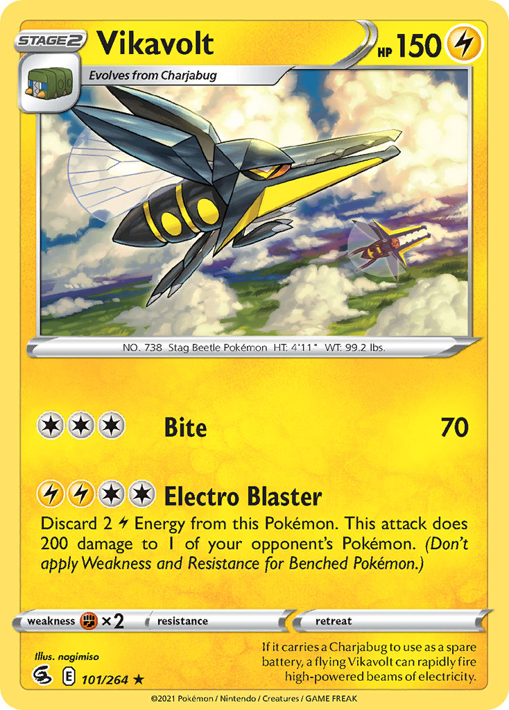 Vikavolt — SWSH08: Fusion Strike #101/264