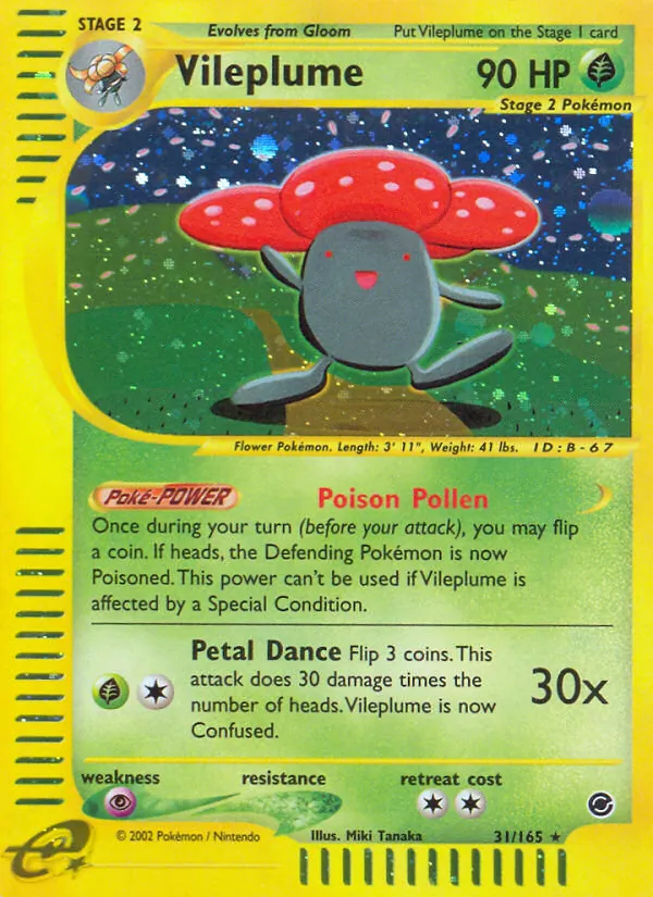 Vileplume (31) — Expedition #031/165