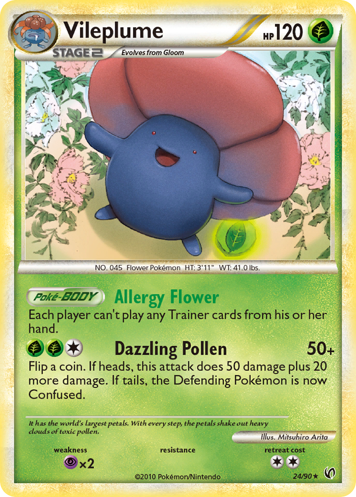 Vileplume — Undaunted #24/90