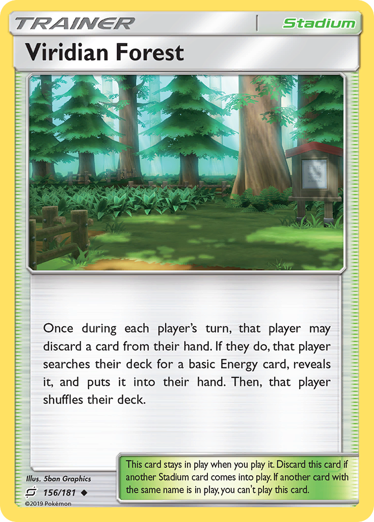Viridian Forest — SM - Team Up #156/181