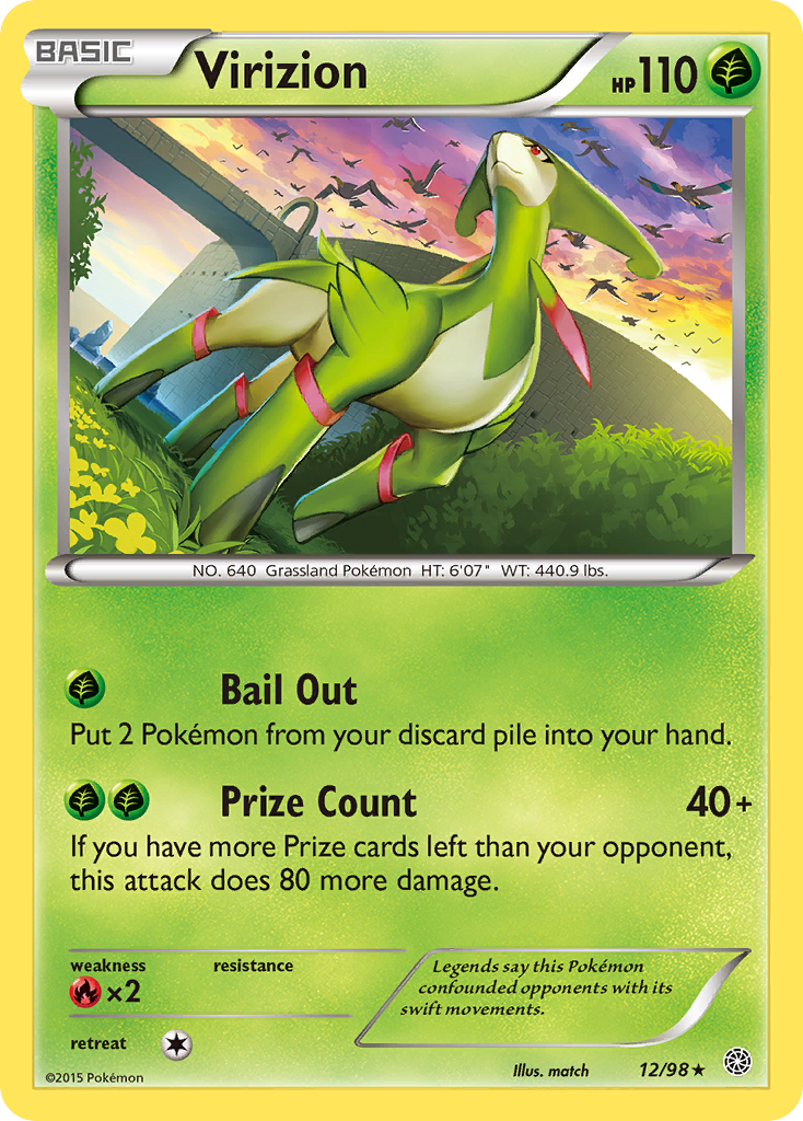 Virizion — Deck Exclusives #012/098