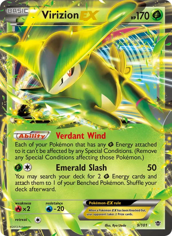 Virizion EX — Plasma Blast #9/101