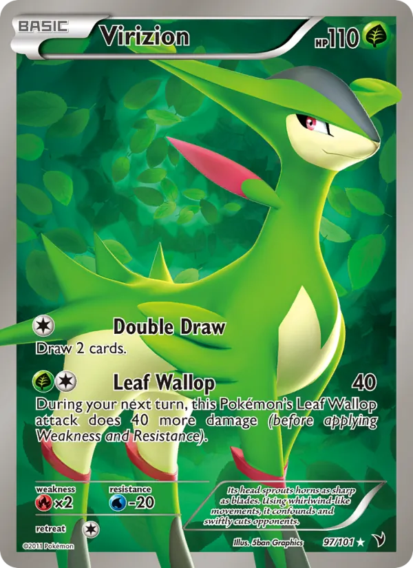 Virizion (Full Art) — Noble Victories #97/101