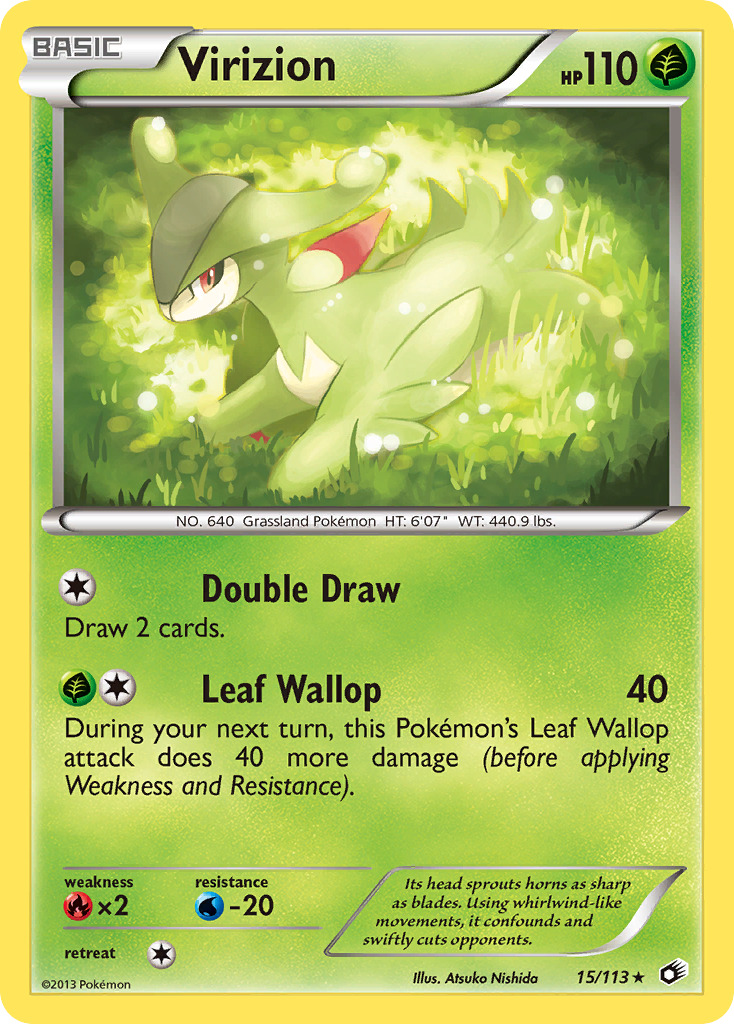 Virizion — Legendary Treasures #15/113