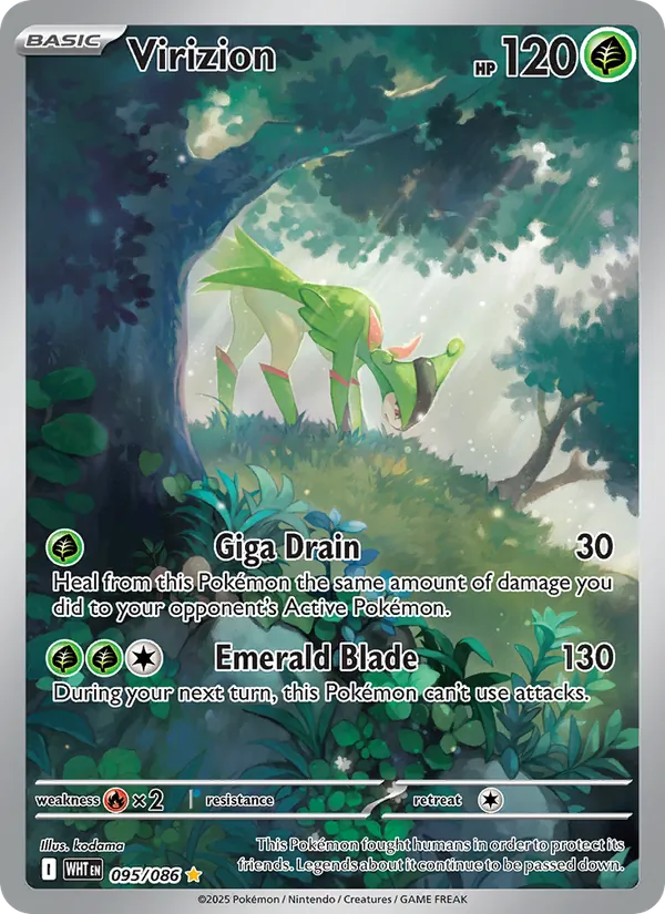 Virizion — SV: White Flare #095/086
