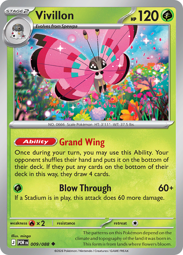 Vivillon — ME03: Perfect Order #009/088