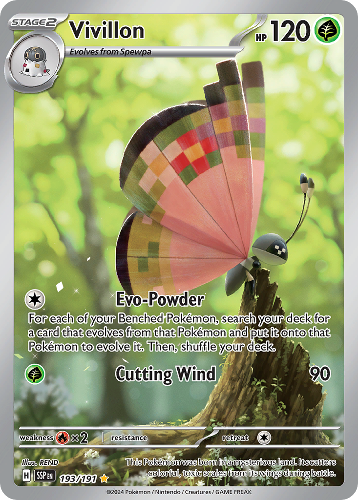 Vivillon — SV08: Surging Sparks #193/191