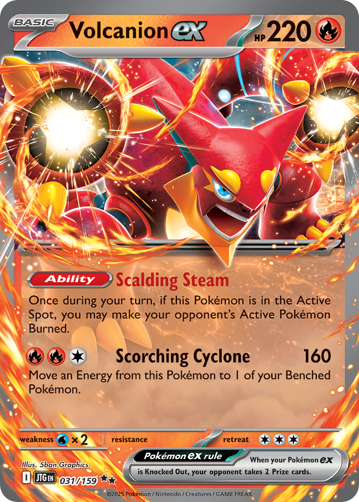 Volcanion ex — SV09: Journey Together #031/159