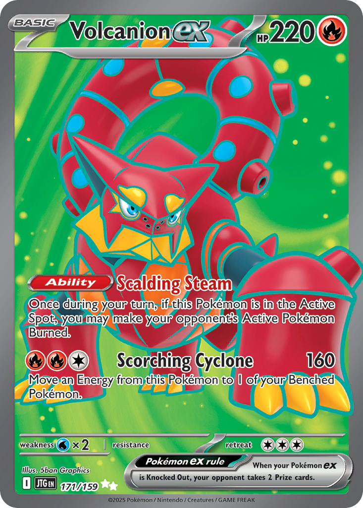Volcanion ex — SV09: Journey Together #171/159