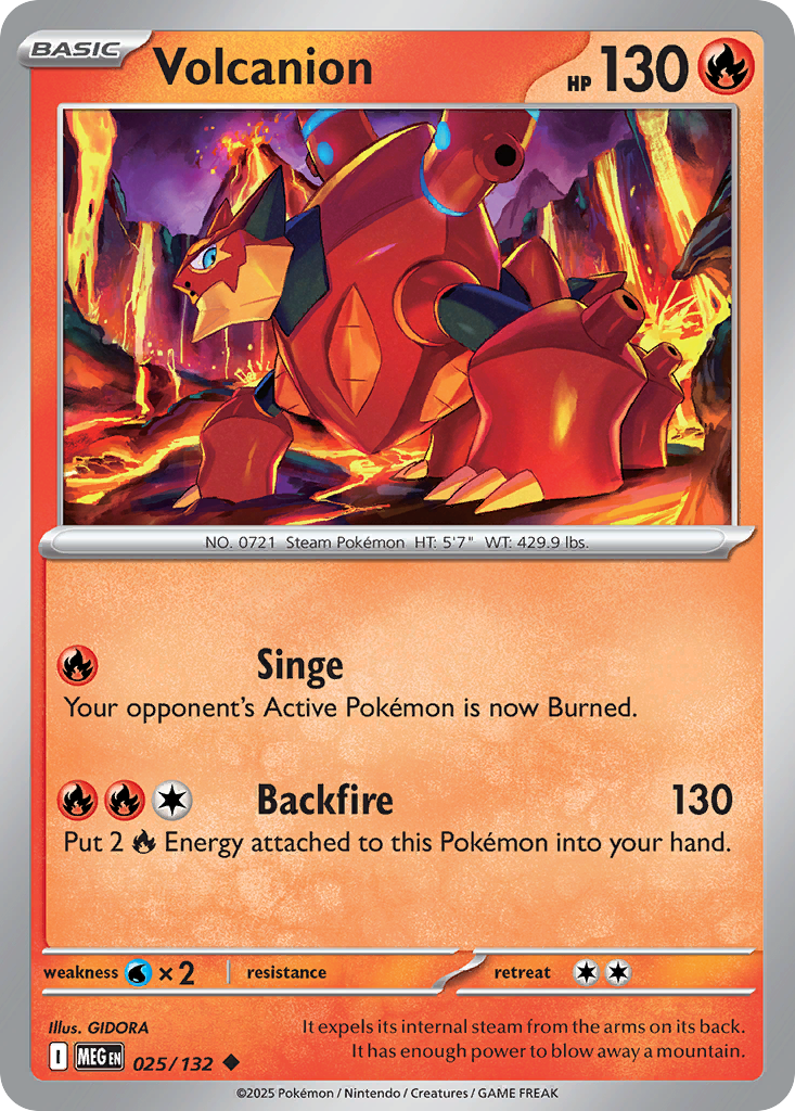 Volcanion — ME01: Mega Evolution #025/132