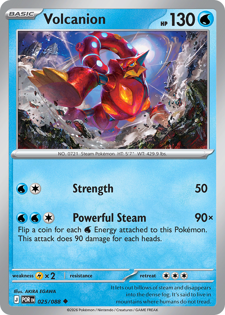 Volcanion — ME03: Perfect Order #025/088