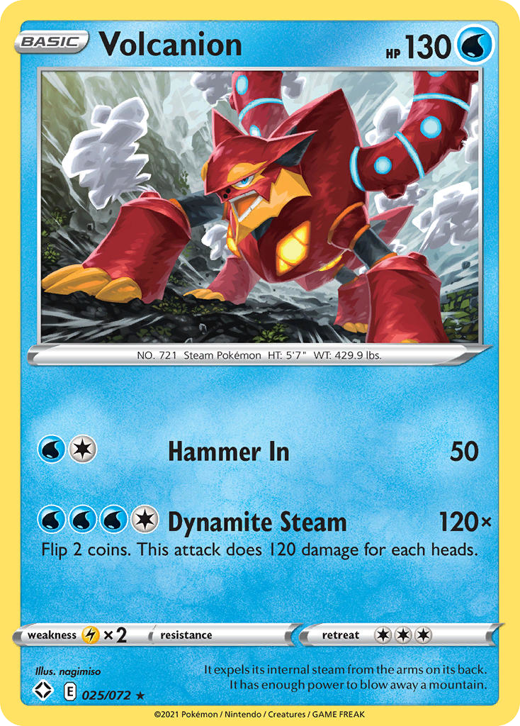 Volcanion — Shining Fates #025/072