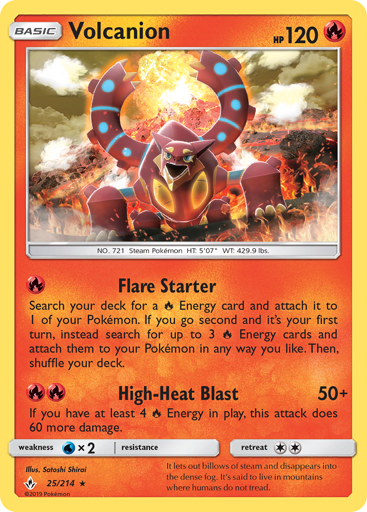 Volcanion — SM - Unbroken Bonds #25/214